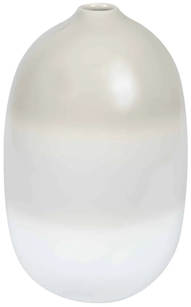 Vaas keramiek – vaas White Tullip, groot – vaas beige & wit