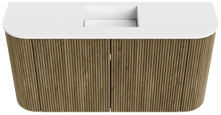 Mondiaz Joya 85cm toiletmeubel ronding links/rechts dusk met wastafel faye midden 1 kraangat talc