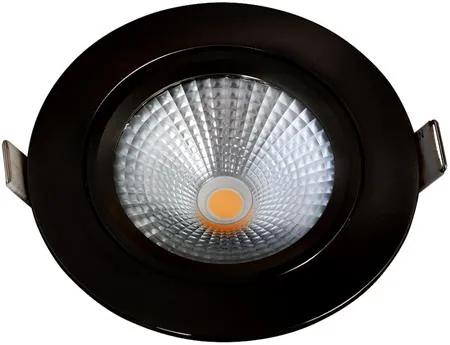 Bath LED inbouwspot IP44 2000-2700K - rond - zwart - dim to warm