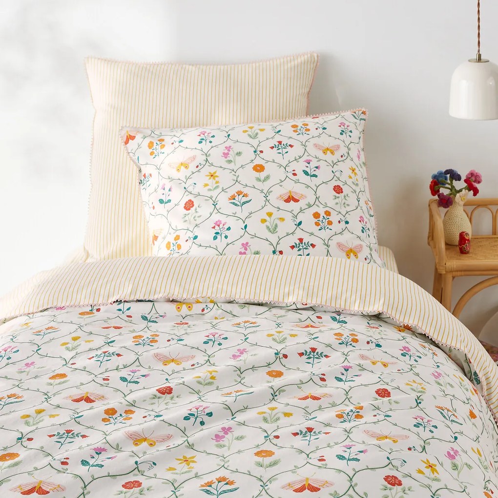 Dekbedovertrek voor kinderbed in 50% gerecycled katoen, Emily