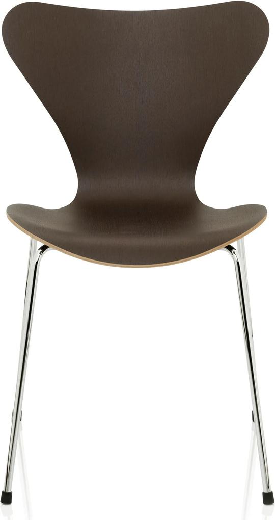 Fritz Hansen Vlinderstoel Series 7 stoel dark stained eikenfineer