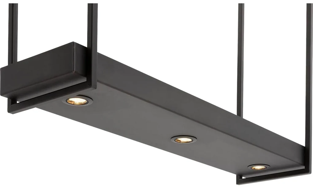 Goossens Hanglamp Vorm, Hanglamp met 3 kantelbare spots