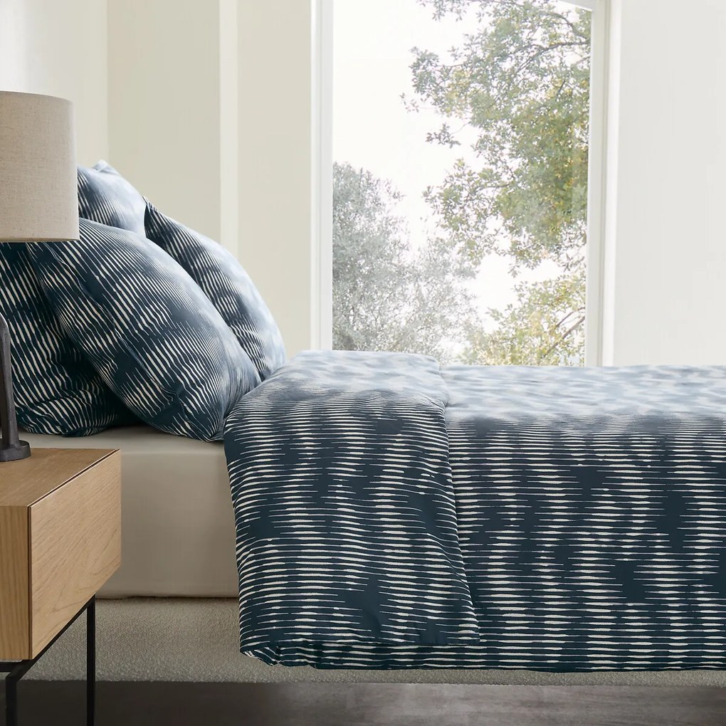 Dekbedovertrek van gewassen katoensatijn, VITTORE