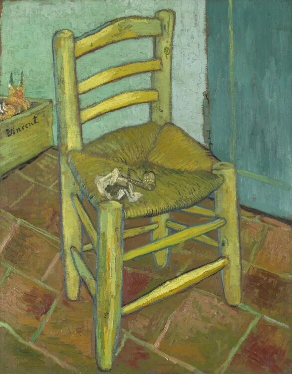 Kunstreproductie Vincent's Chair, 1888, Vincent van Gogh