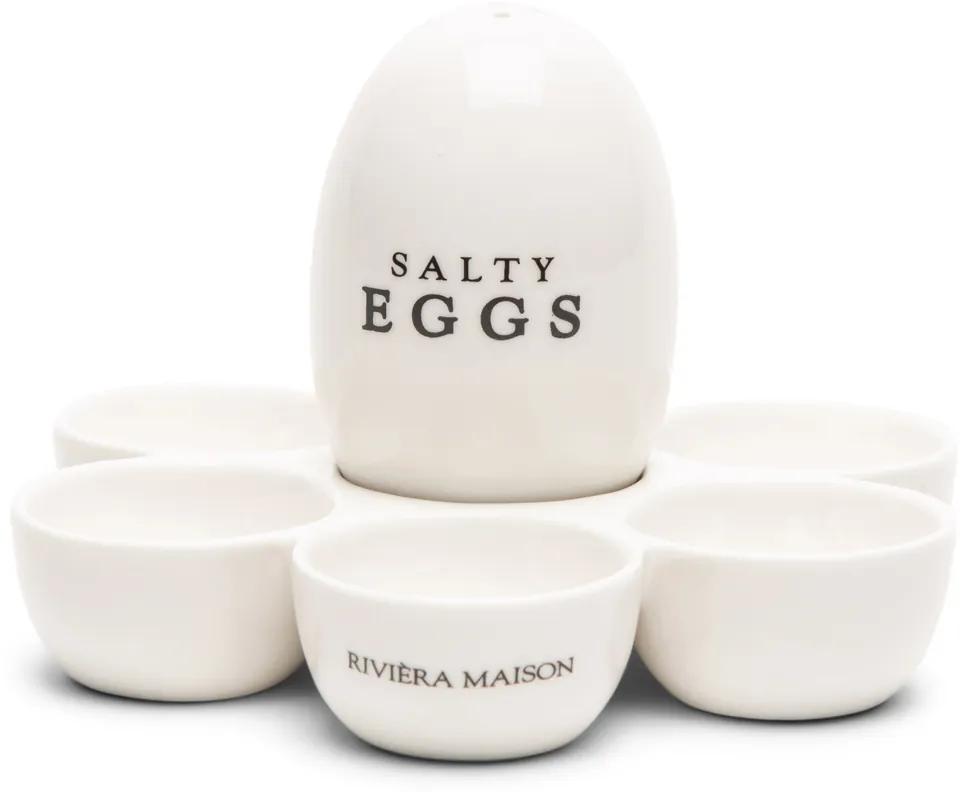 Rivièra Maison - Salty Eggs Egg Holder - Kleur: wit