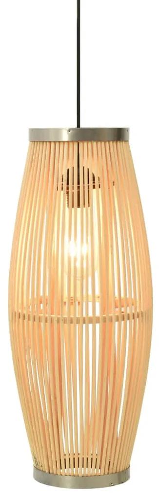 vidaXL Hanglamp ovaal 40 W E27 23x55 cm wilgen
