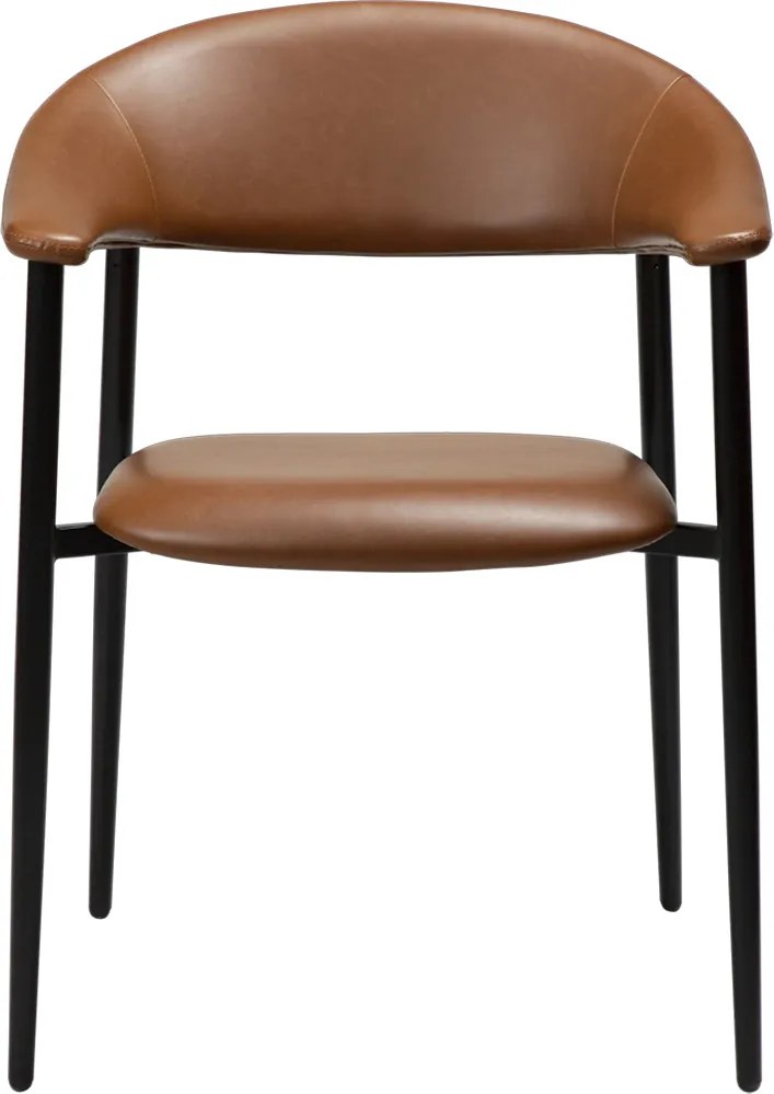 Dan-Form Rover Design Eetkamerstoel Bruin Kunstleer