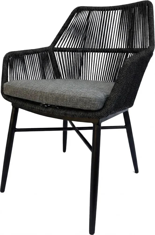 Chianti dining tuinstoel zwart rope - Gracebay 161