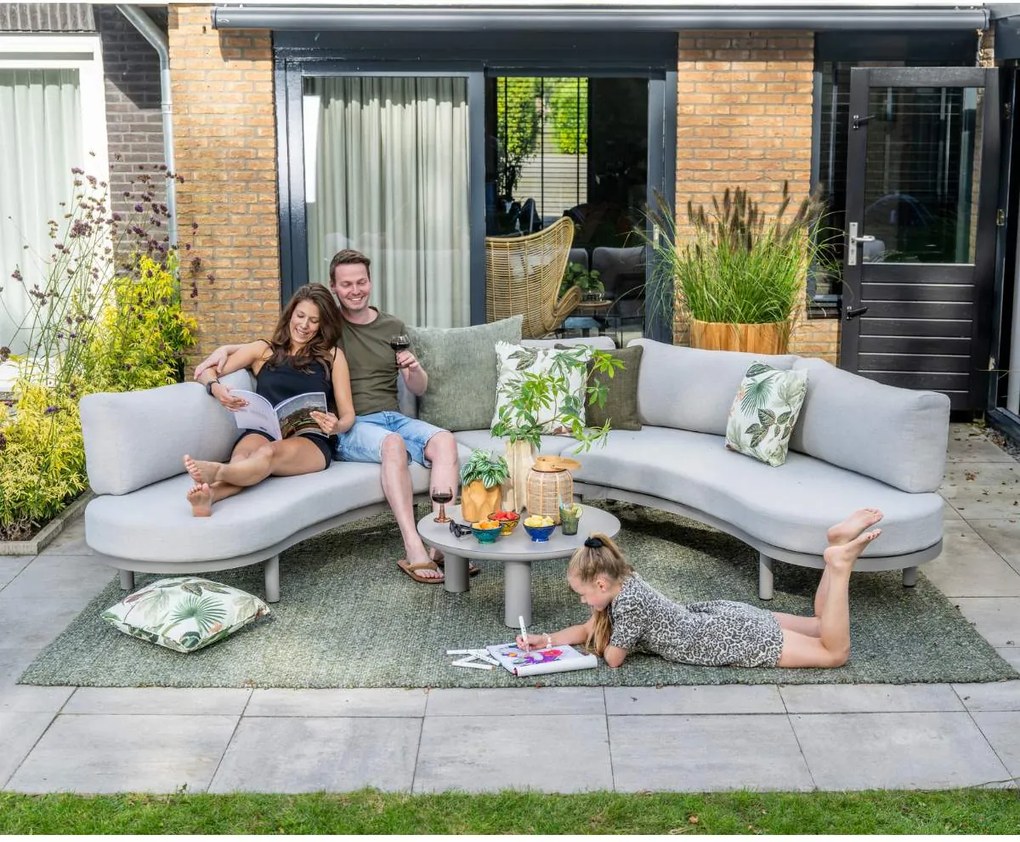 Garden Impressions Mallorca loungeset 3-delig - taupe