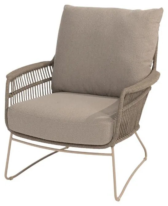 4 Seasons Outdoor Botanic loungestoel latte SALE Loungestoel taupe weerbestendig