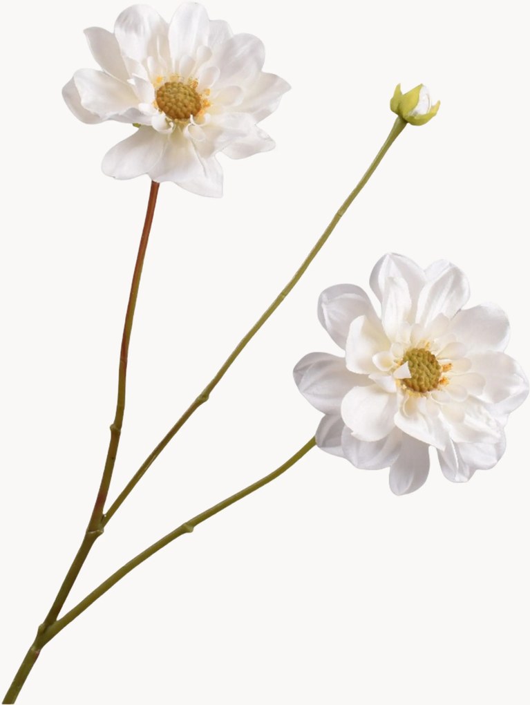 Handgemaakte kunstbloemen Dahlia, 3-delig