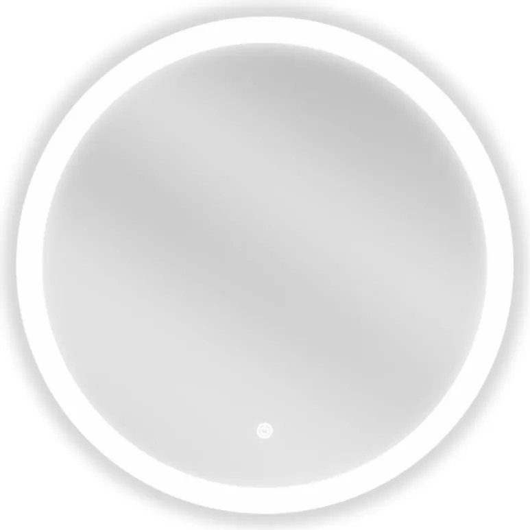 Mexen Oro verlichte ronde badkamer spiegel, 60 cm, LED 6000K, anti-condens - 9824-060-060-611-00