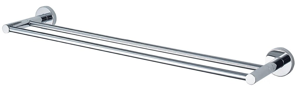Haceka Kosmos dubbele handdoekhouder 80cm chroom