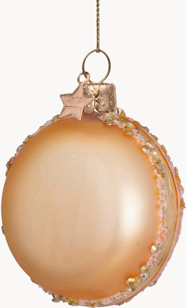 Mondgeblazen kerstornament Macaron