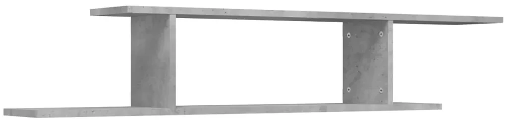 vidaXL Tv-wandschap 125x18x23 cm spaanplaat betongrijs