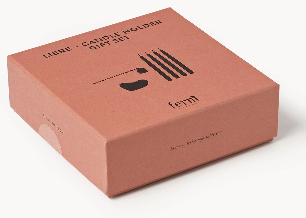 Kandelaar cadeauset Libre, 6-delig