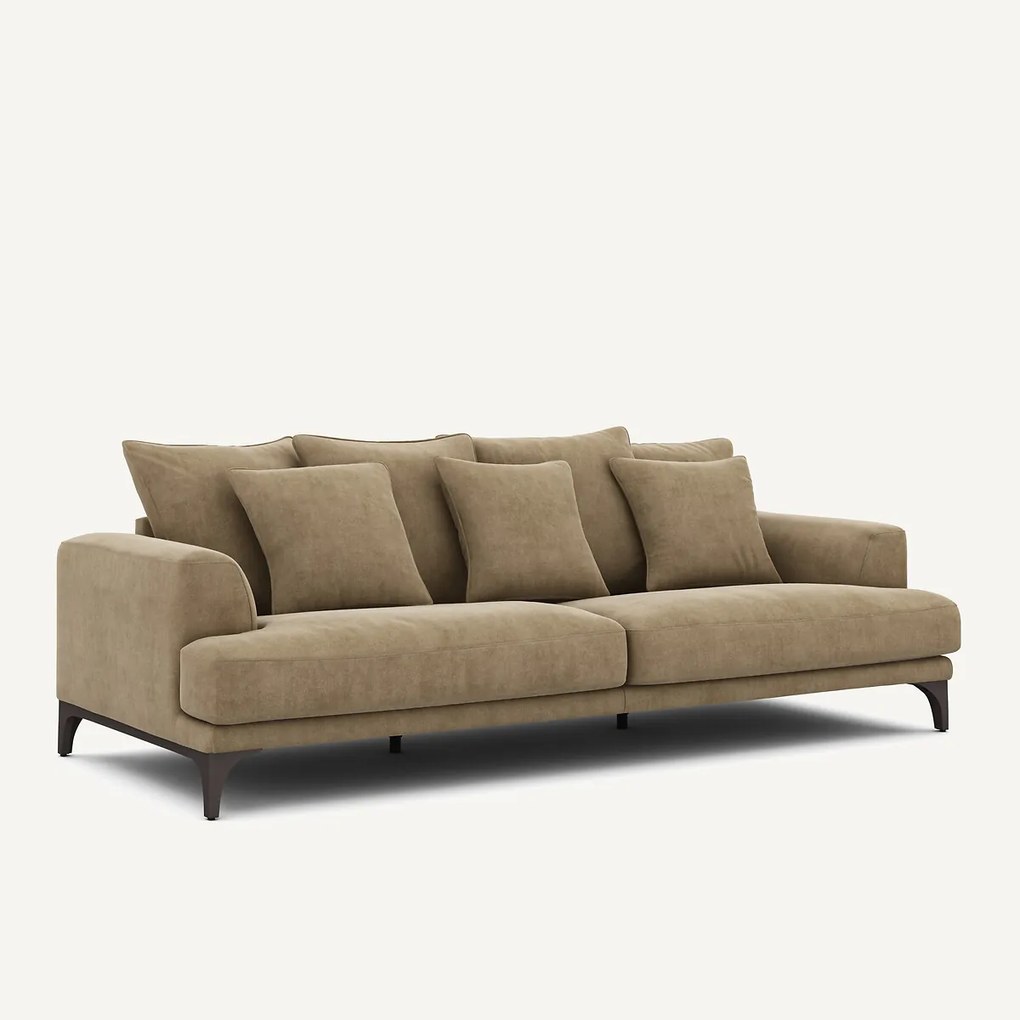 3- of 4-zits bank, in stonewashed fluweel, ARMENTO