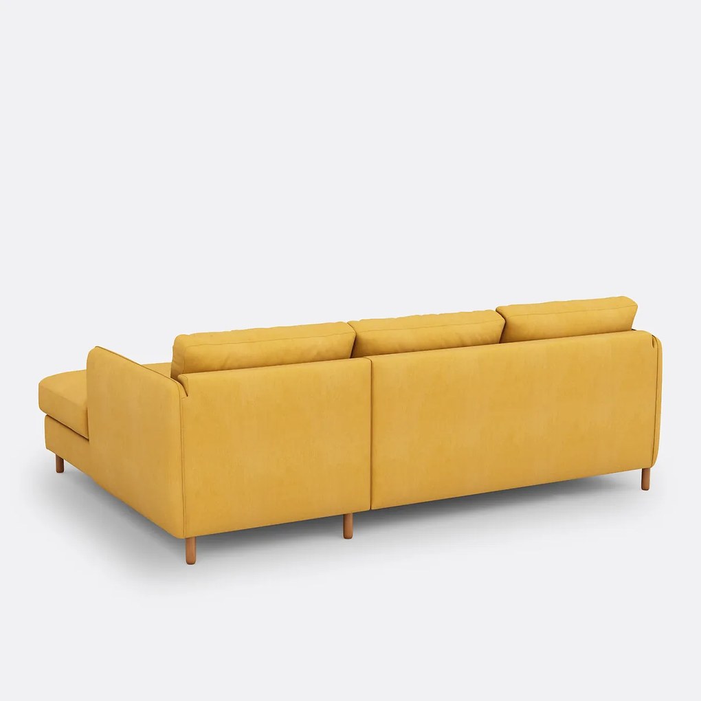 Katoen en linnen 4-zits hoekbank, Loméo