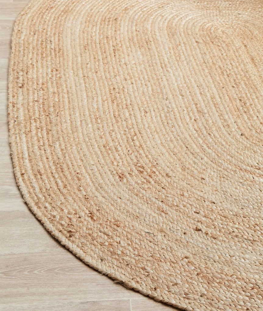 Vloerkleed Hazel ovaal handgemaakt jute | Conceptum Hypnosis