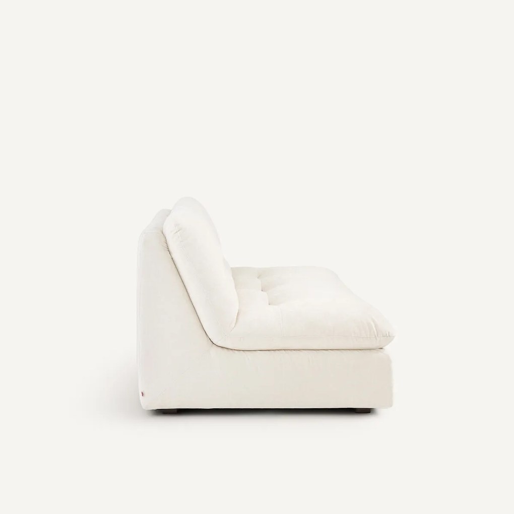 Modulaire 3-zits bank in chenille fluweel, Giuliano