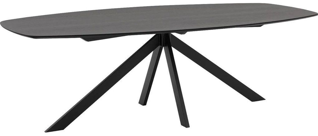 Goossens Excellent Eettafel Uniek, Semi ovaal 240 x 120 cm