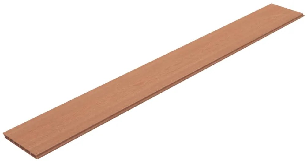 vidaXL Vervangende schuttingplanken 9 st 170 cm HKC bruin