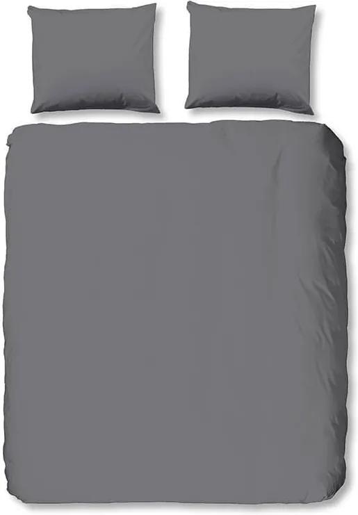 Emotion Uni Cotton - Grijs 2-persoons (200 x 220 cm + 2 kussenslopen) Dekbedovertrek