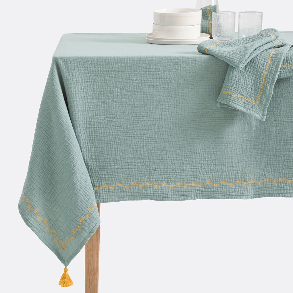 Geborduurd tafelkleed van tetra, Kumla