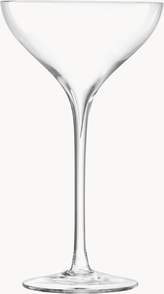 Mondgeblazen champagneglazen Savoy, 2-delig