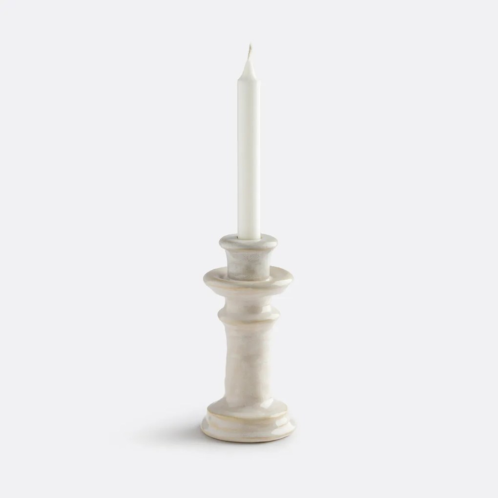 Keramische kandelaar H19,5 cm Thodri