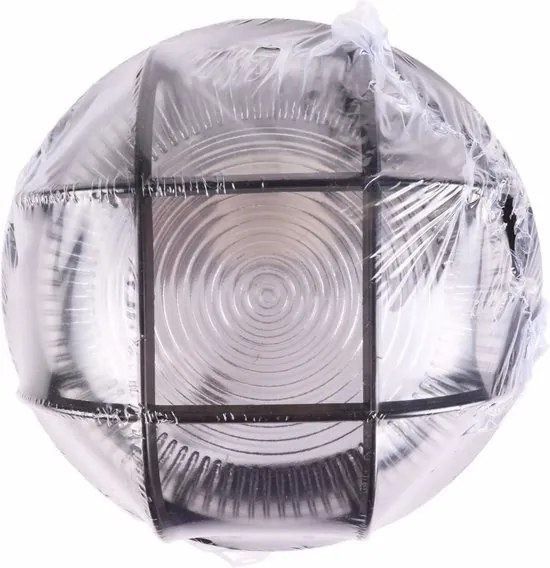 Bulleye lamp rond zwart