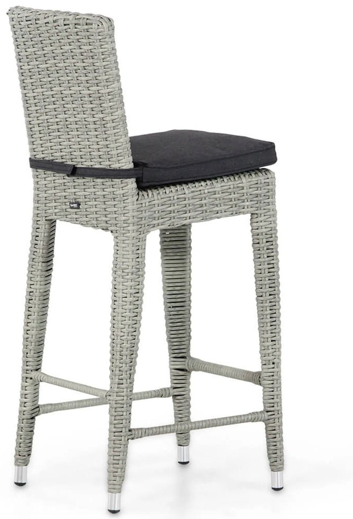 Garden Collections York Barchair New Grey Wicker Grijs