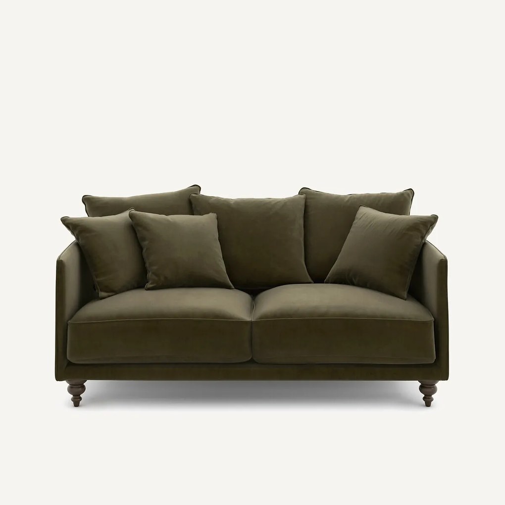 3-zits compacte fluwelen zetel, Lazare