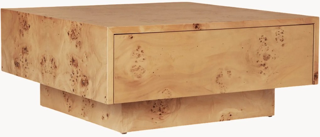 Houten salontafel Burl