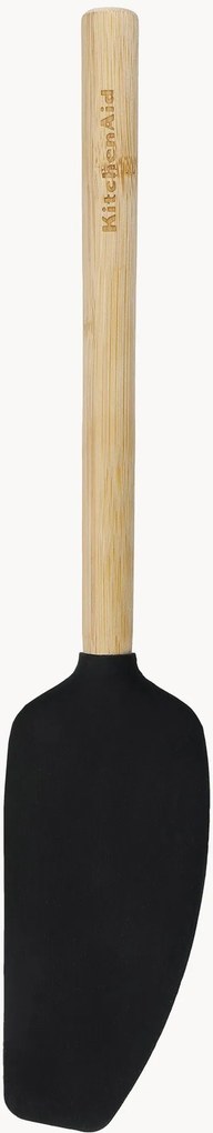 Hittebestendige mixer spatels Classic Bamboo, 2-delig