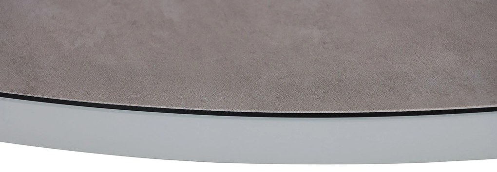 Tuinset Ronde Tuintafel 6 personen 150 cm Aluminium/rope Wit Santika Furniture Santika