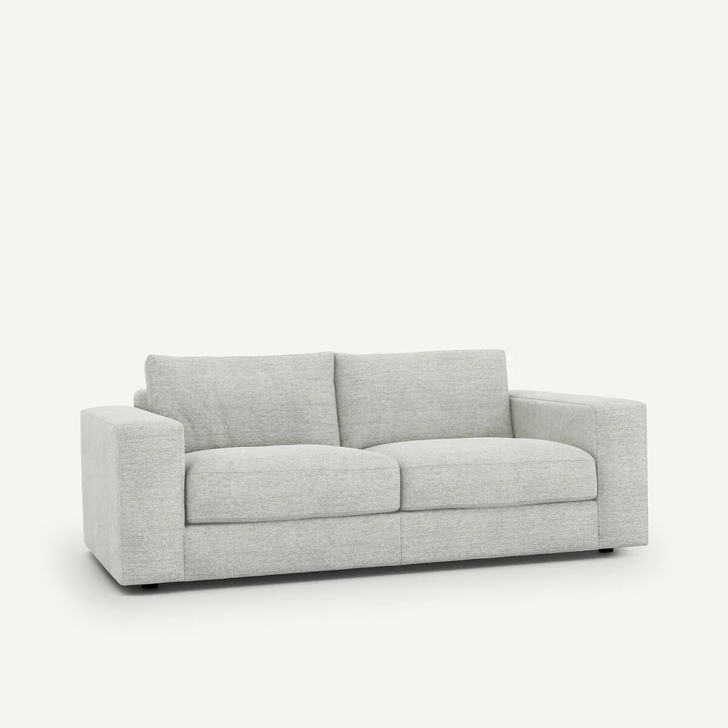 Compacte 3-zitsbank in gevlekt canvas, Skander