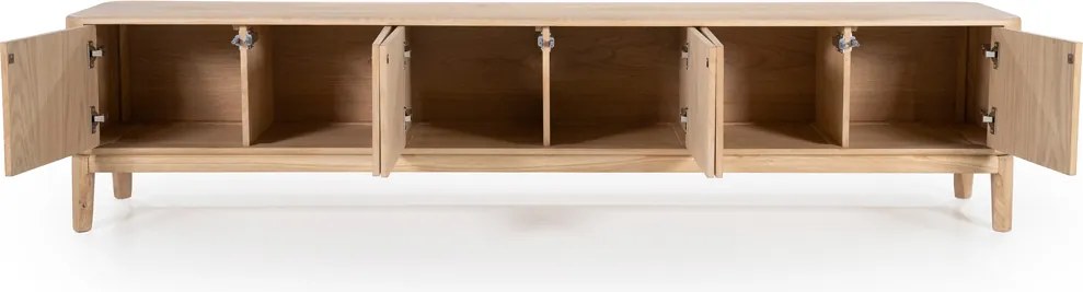 Lang Tv-meubel Licht Eiken 220 Cm - 220x40x50cm.