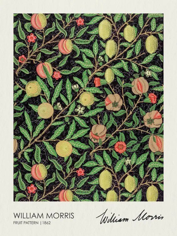 Kunstreproductie Fruit Pattern (1862), William Morris