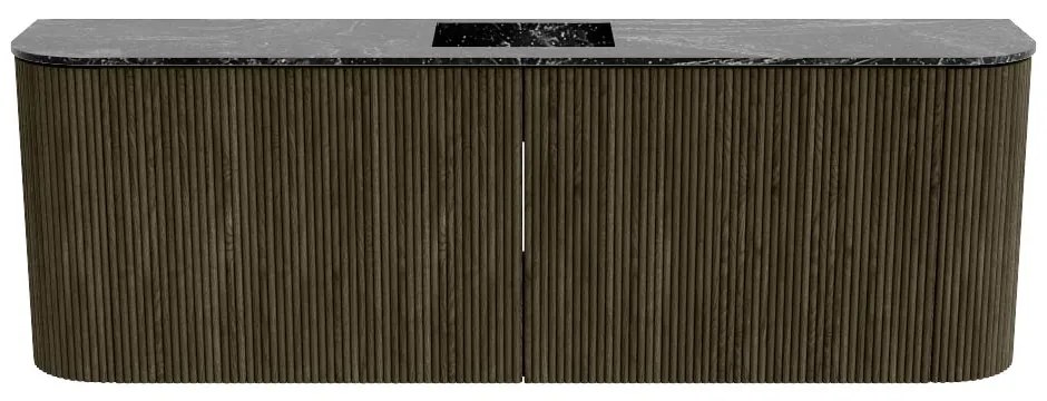 Mondiaz Joya DLux 125cm toiletmeubel ronding links/rechts shadow met wastafel faye midden 1 kraangat lava