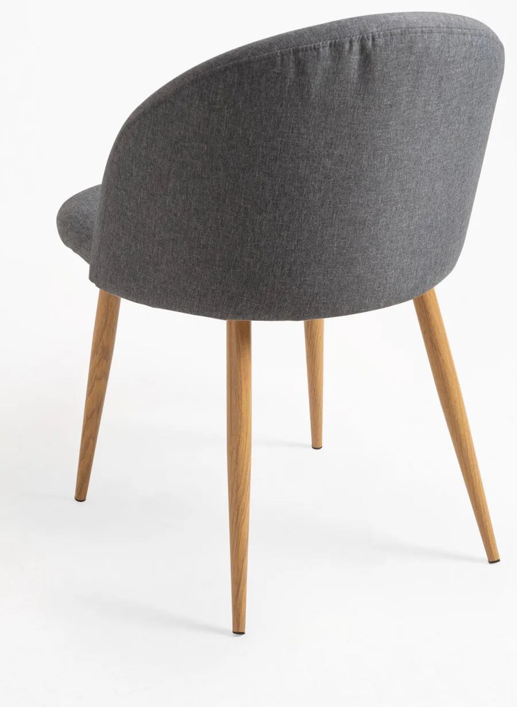 Pak 4 Vint Stoffen Stoelen