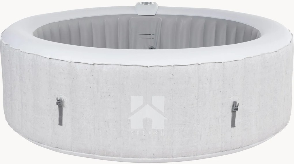 Whirlpool Splash met kussens, bekerhouder & zonnescherm, 6 personen