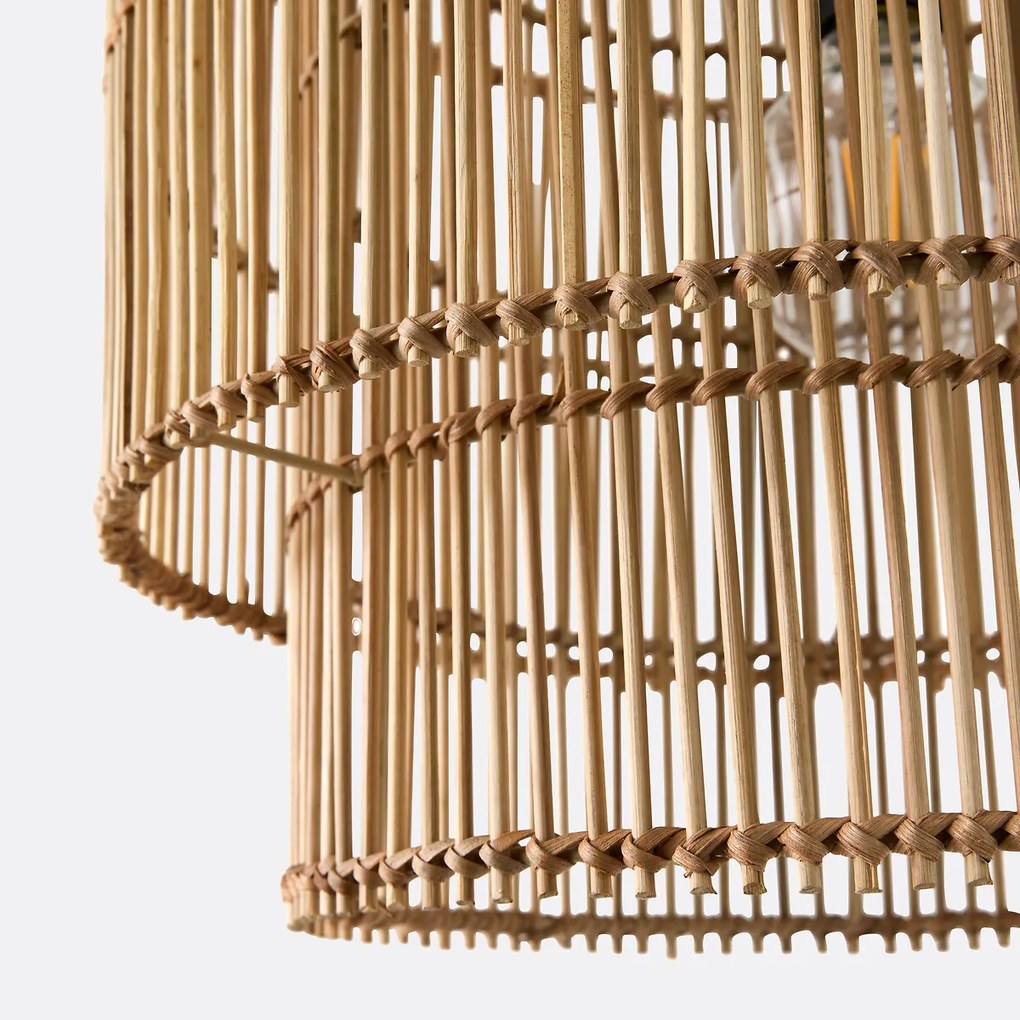 Hanglamp in bamboe,Ø46 cm, Haya