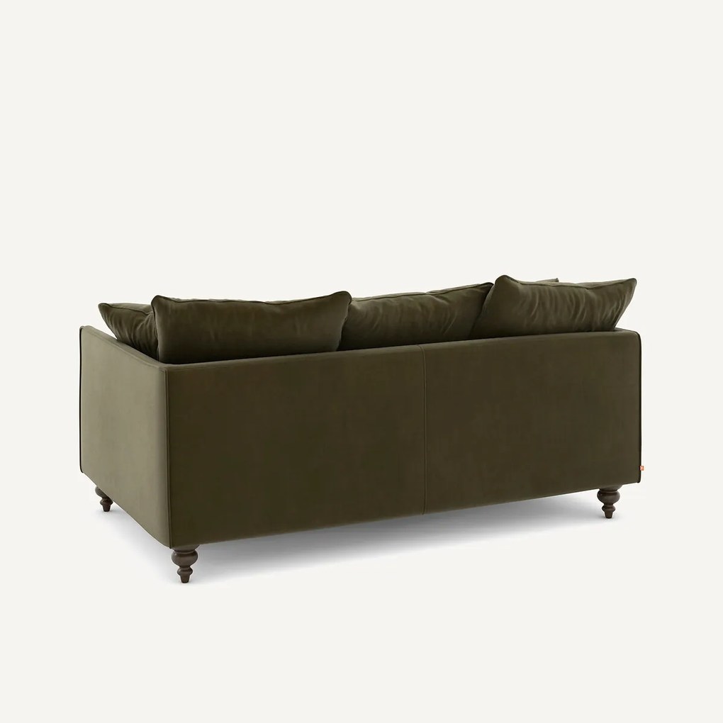 3-zits compacte fluwelen zetel, Lazare