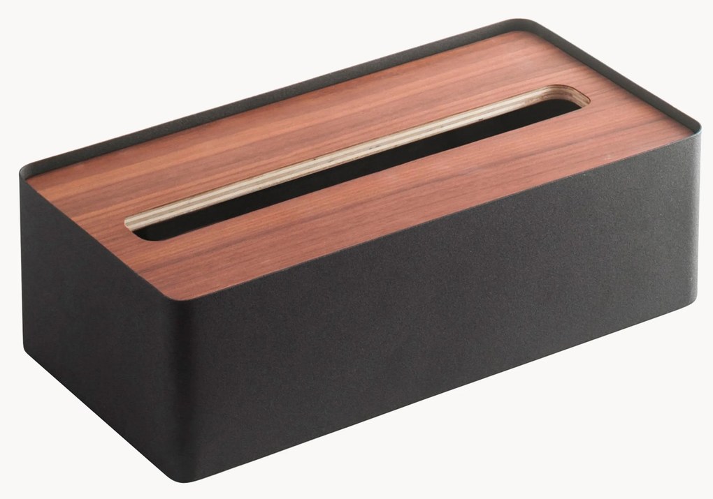 Tissuedoos Rin met houten deksel
