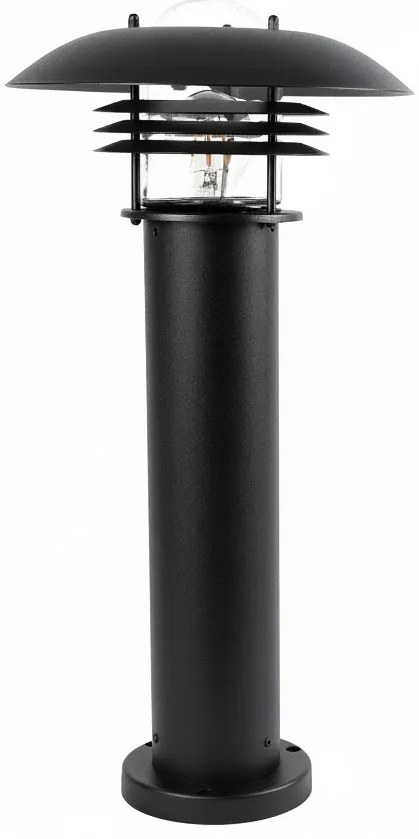 Riga Tuinlamp Zwart Tuinverlichting Zwart E27