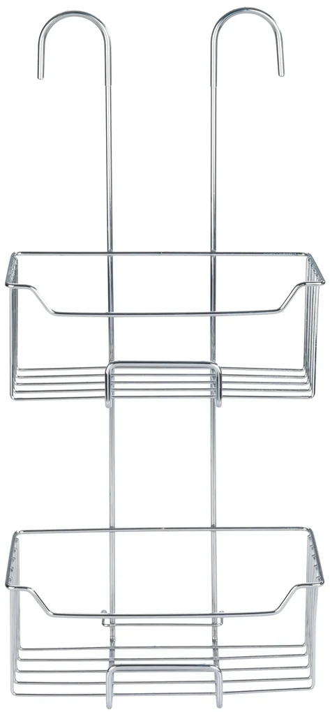 Wenko Milo douchecaddy 2-laags RVS glanzend