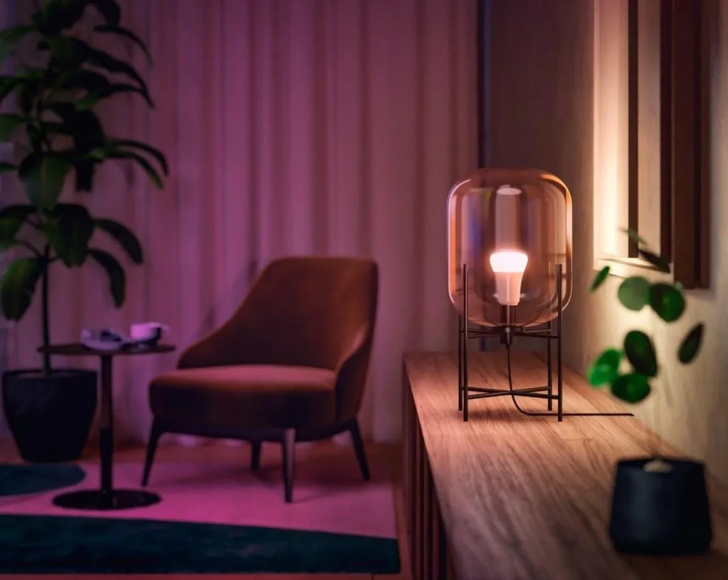 Philips Hue Lampen 4xE27 (A60) 6,5W 800lm Wit en gekleurd licht Wit