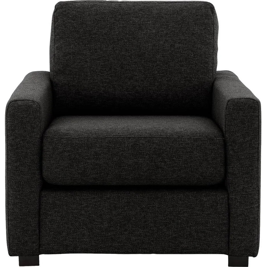 Goossens Fauteuil Lucca, Fauteuil klein arm smal 12 cm