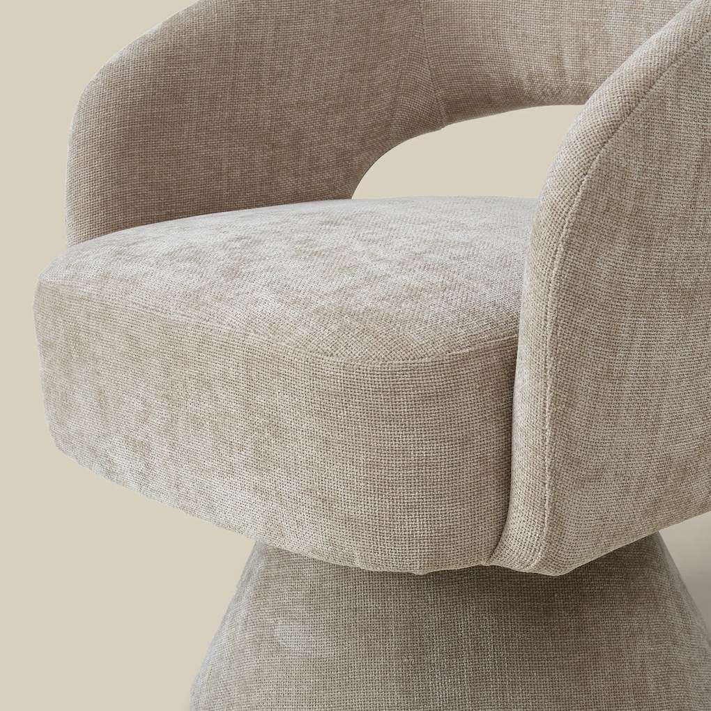 Draaifauteuil Woonkamer Beige